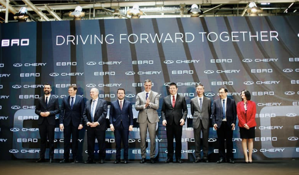 Chinese company Chery chooses Barcelona for its first electric car plant in Europe