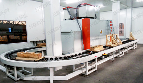 A customized inline 450kV DR X-ray system With ADR used for Car Brake Disc Quality Control